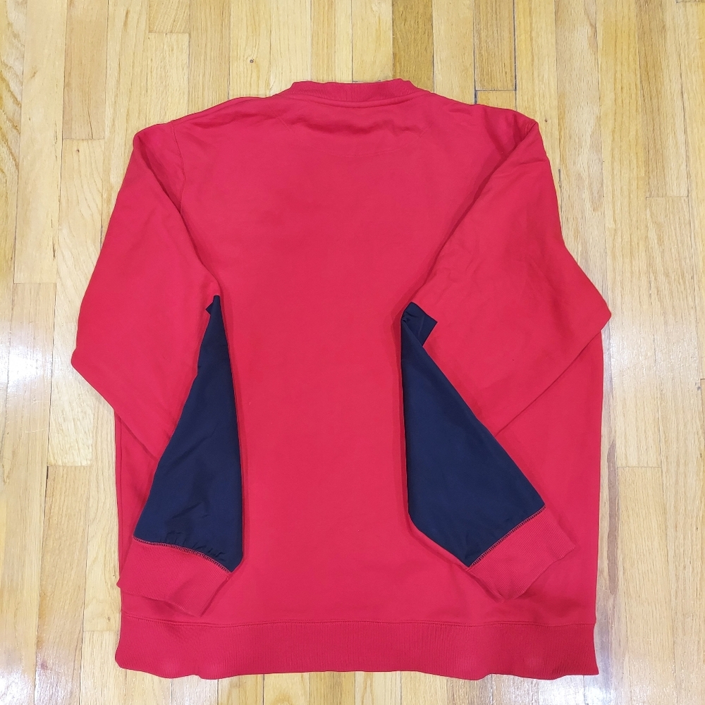 PRE-LOVED Coach Bold Red Crewneck Sweater with Black Accents (Size: XXL) - Picture 4 of 10